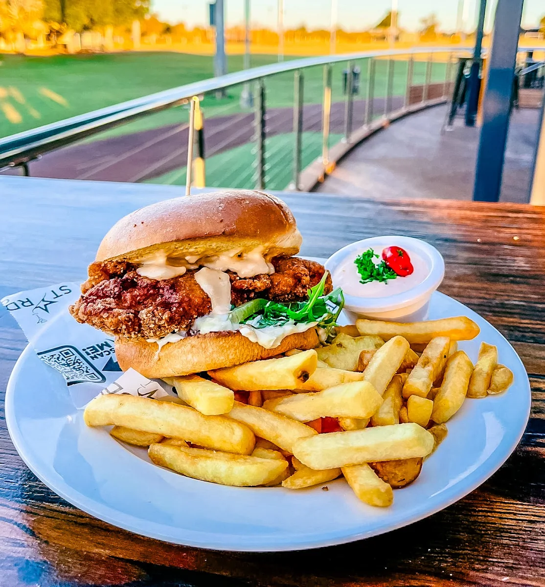 Rambla Cajun Chicken Burger