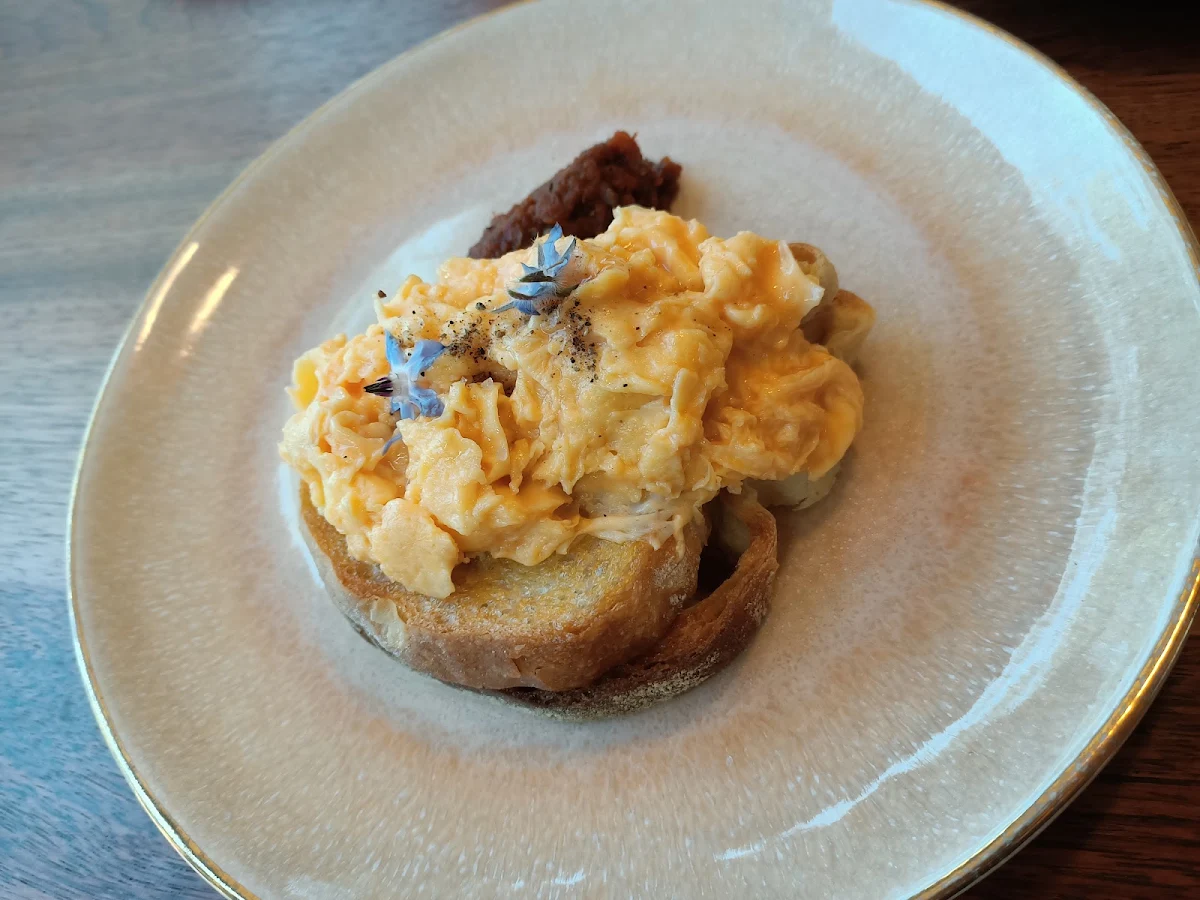 Scrambled Eggs and Toast