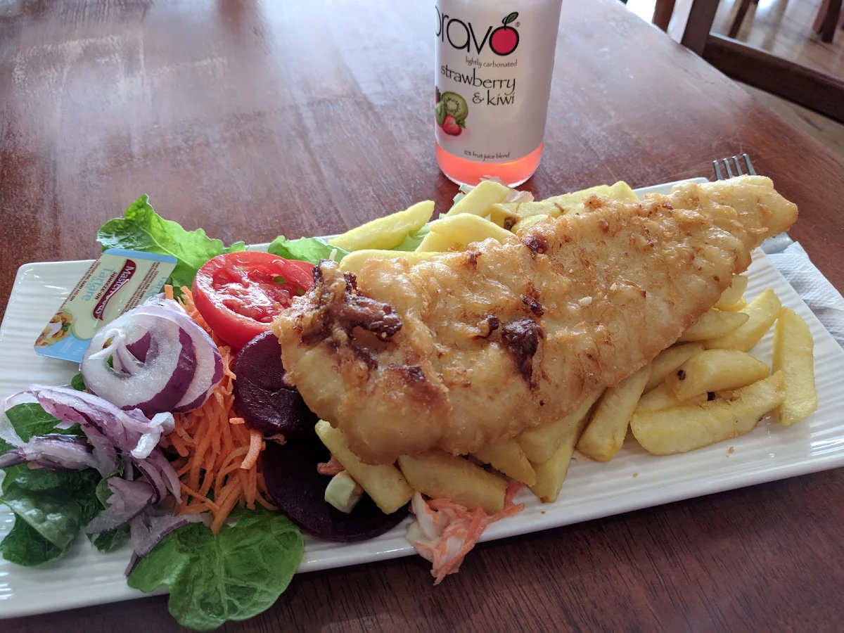 Fish Chips and Salad