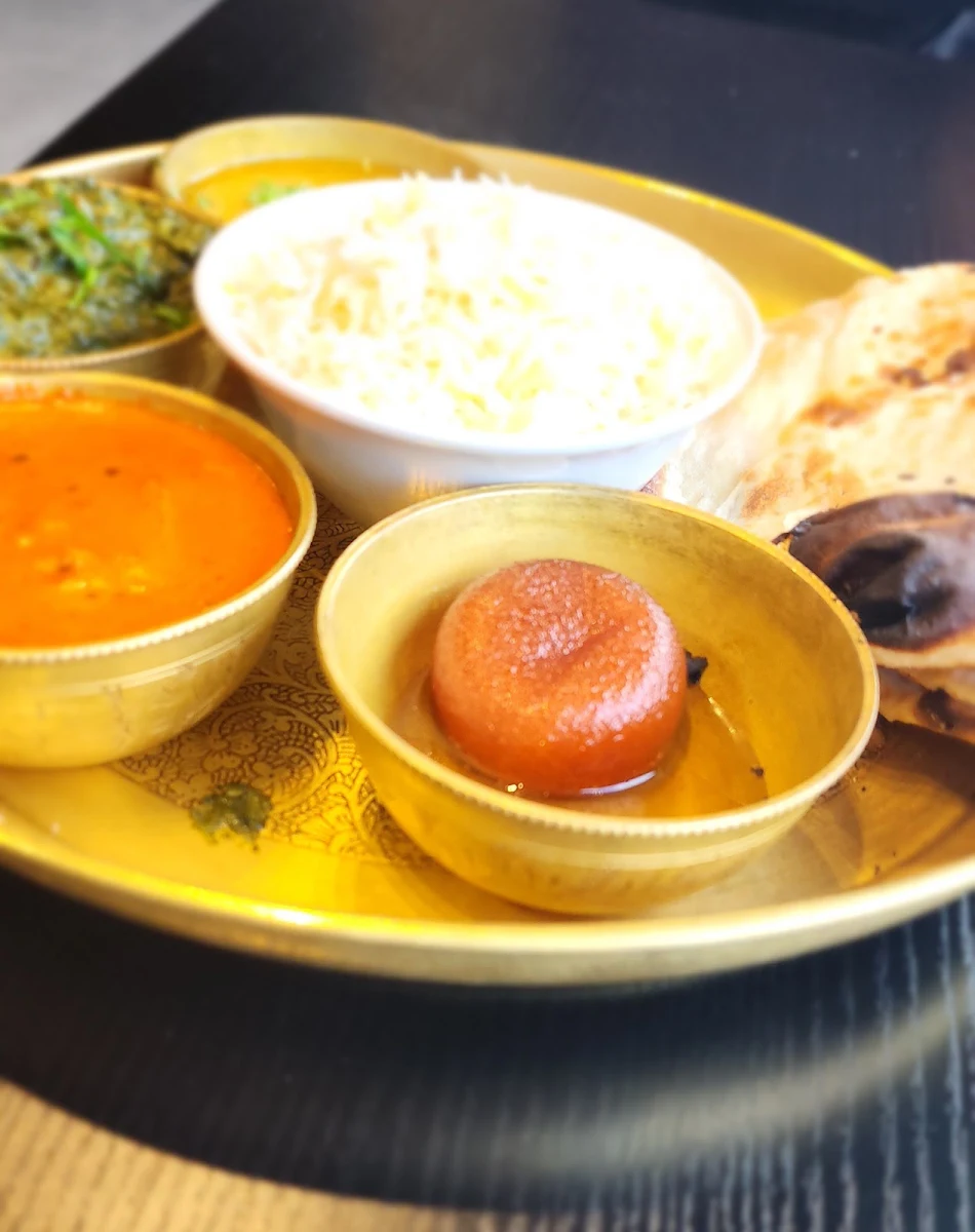 Vegetable Thali, Pista house Bellavista
