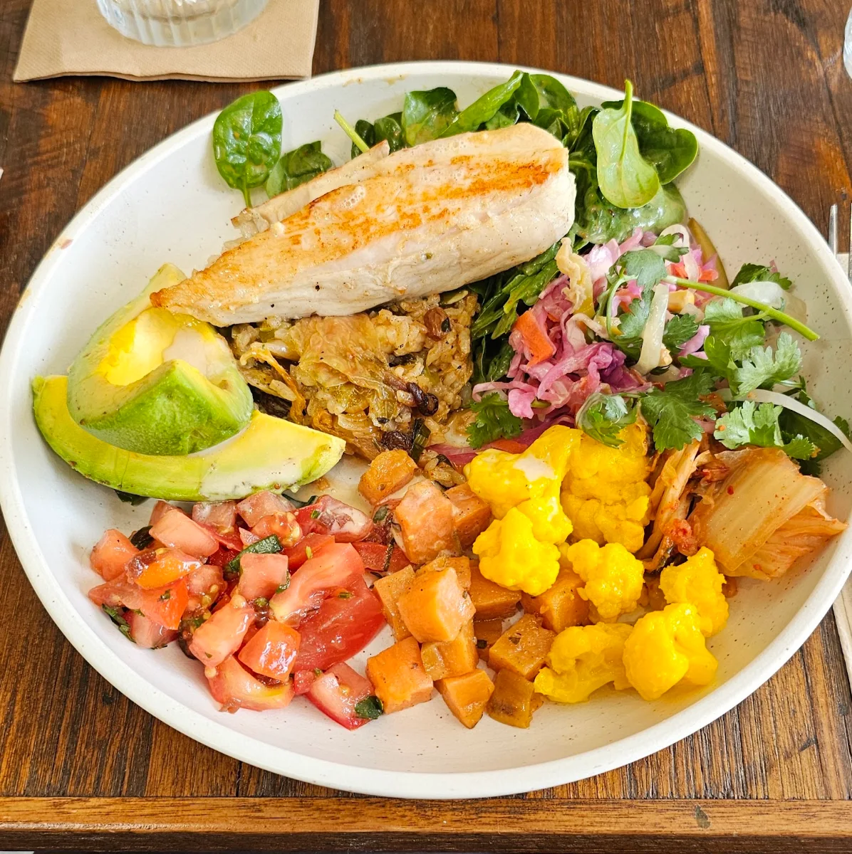 Miso Chicken Poke Bowl
