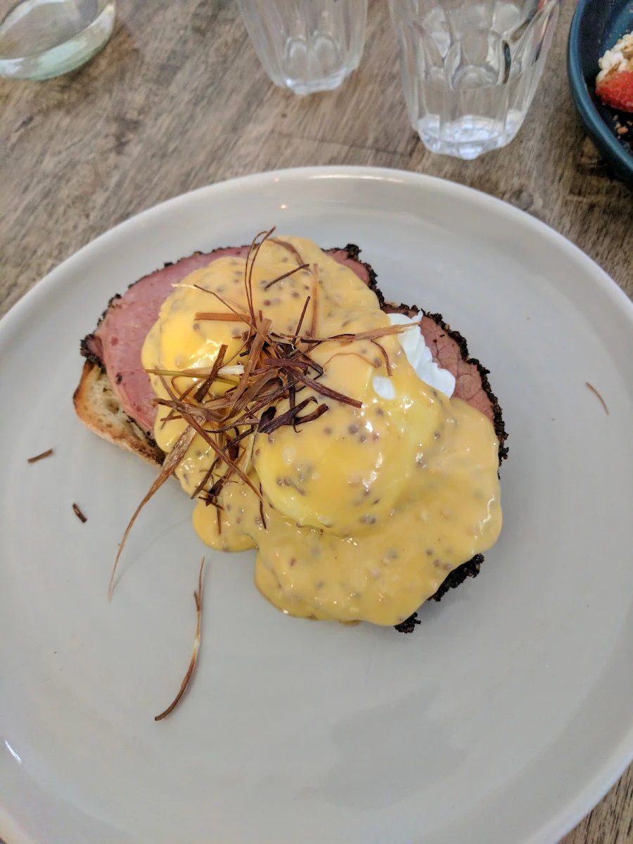 Pastrami Benedict