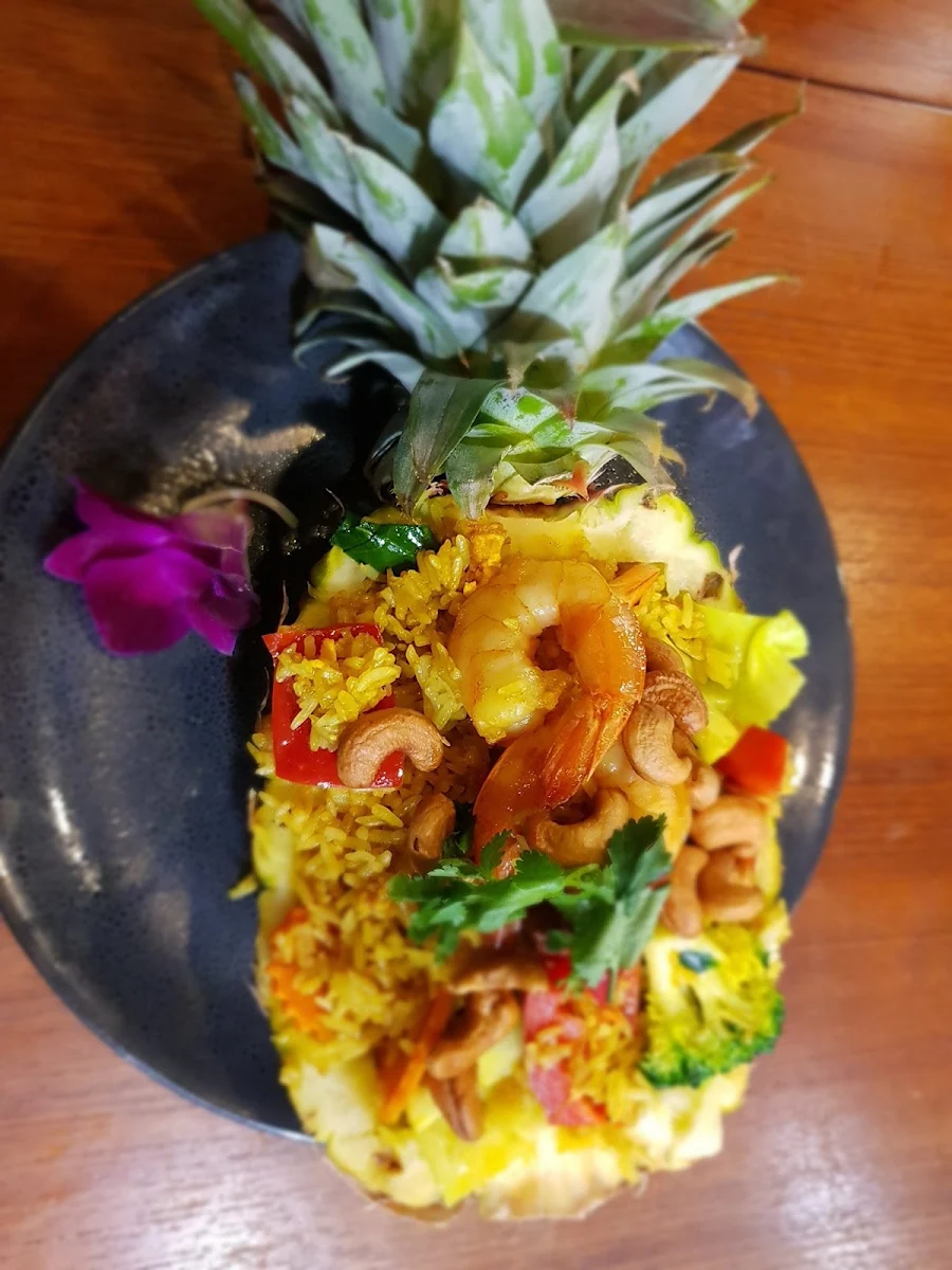 Pineapple Fried Rice with King Prawns I