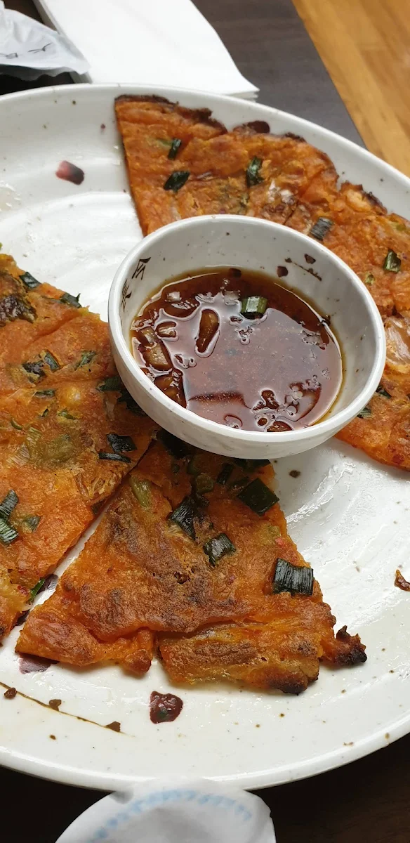 Pan Fried Seafood Pancake