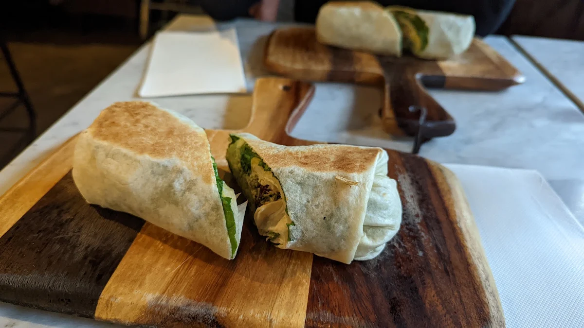 Pulled Roast Chicken Wrap, Blacksmith