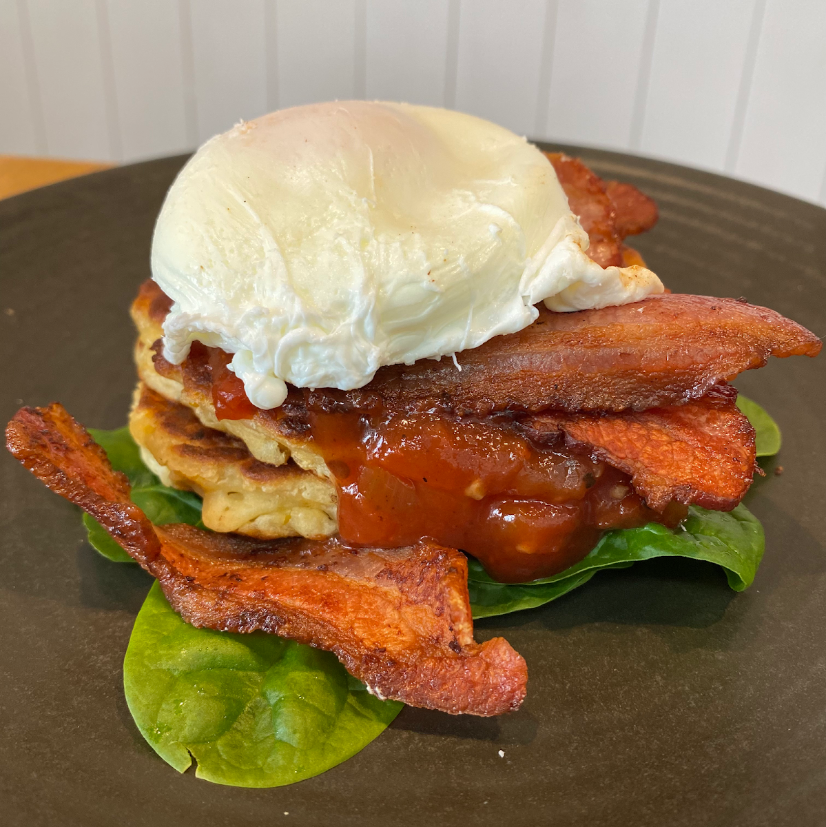 Bacon & Egg Roll, Hideout Dee Why Cafe