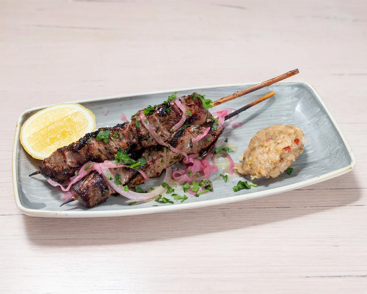 Lamb Souvlaki Skewers