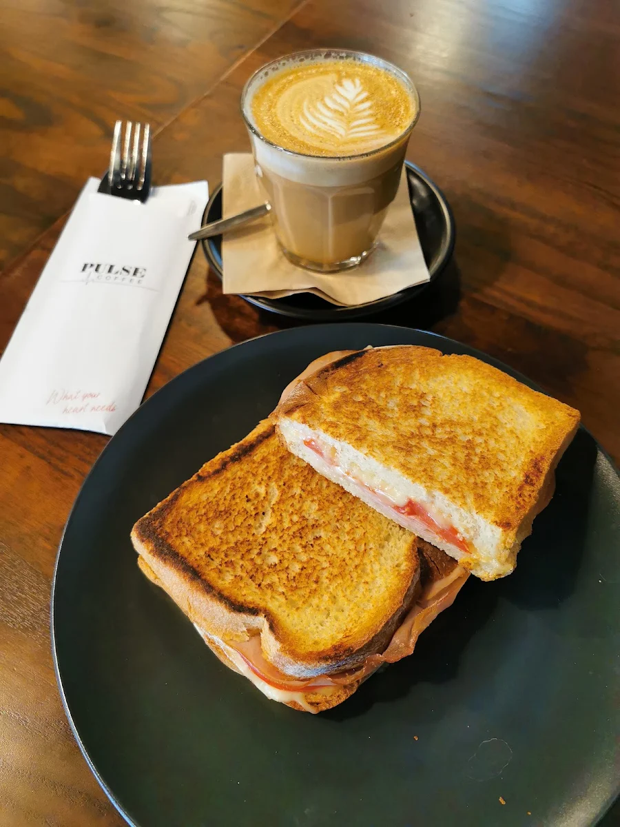 Ham Cheese and Tomato Toastie