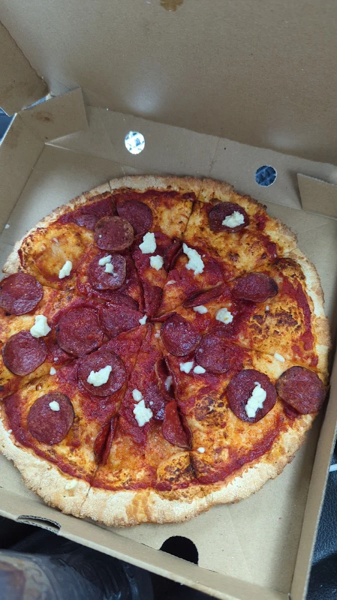 Pepperoni Pizza with Buffalo Mozzarella Charged 3 Extra