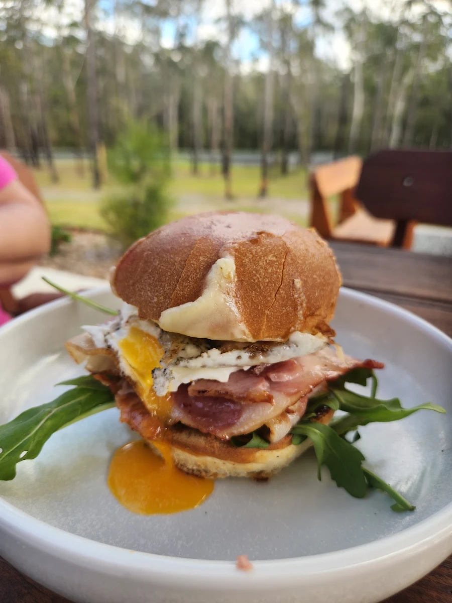 Double Bacon & Egg Roll