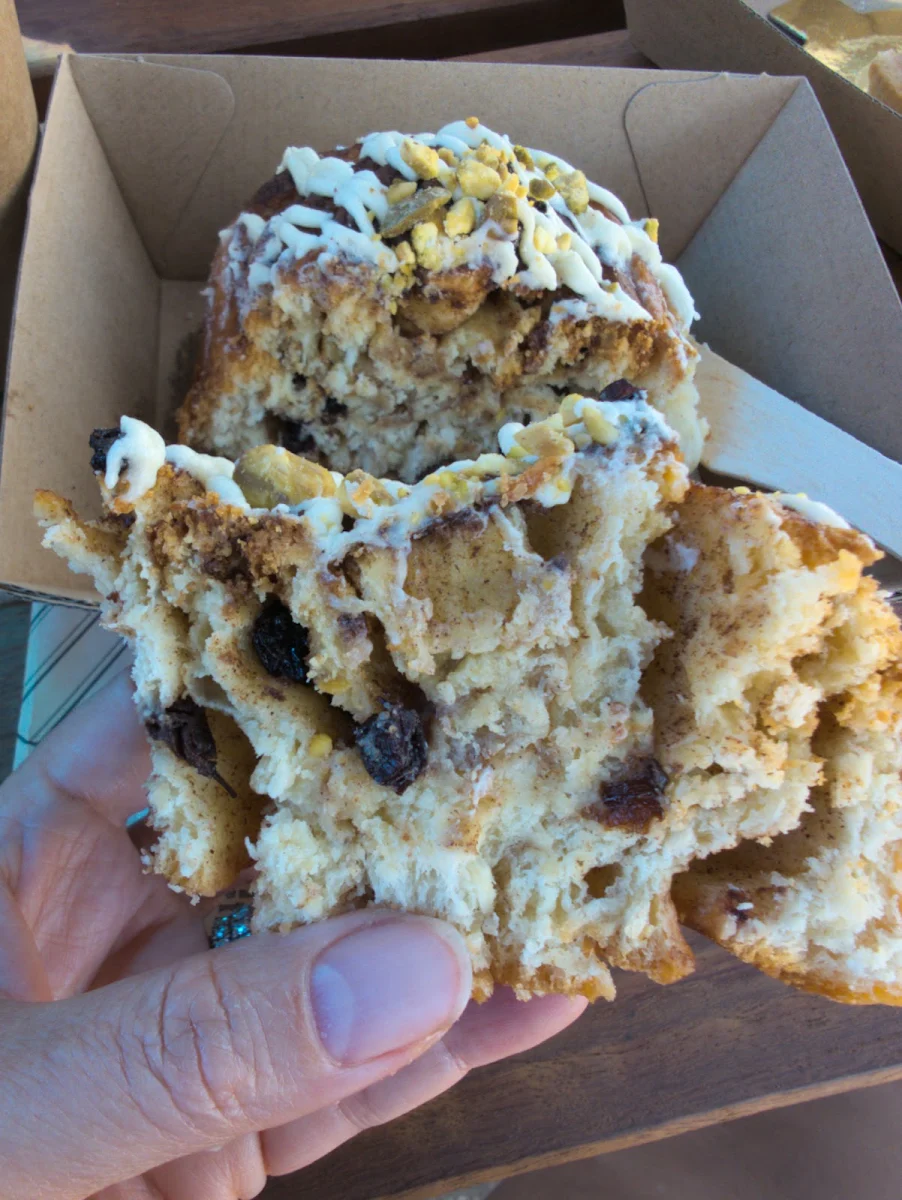 Inside Cinnamon Roll, Coco Loco Mandurah