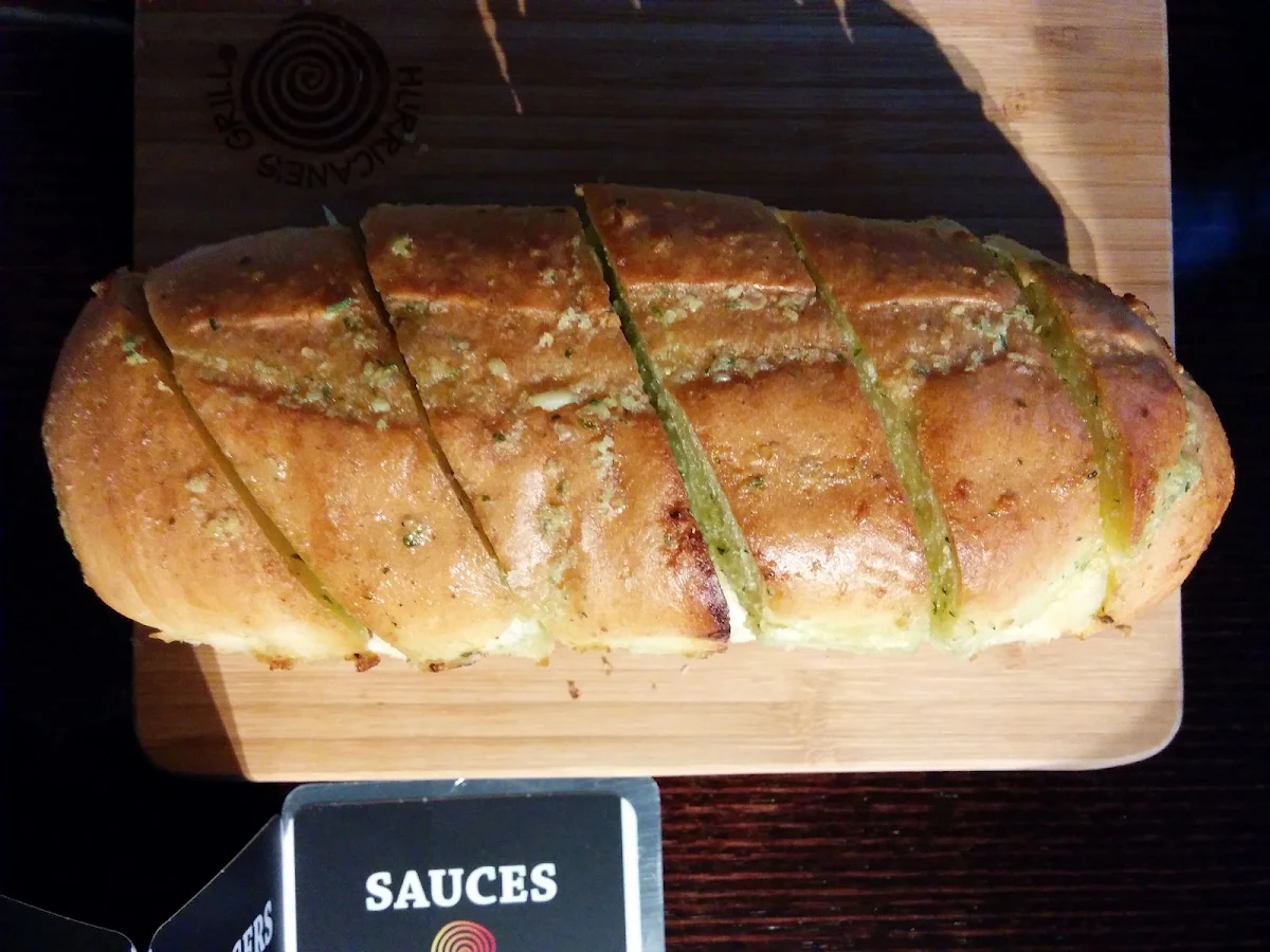 Garlic Bread, Hurricane's Grill Circular Quay