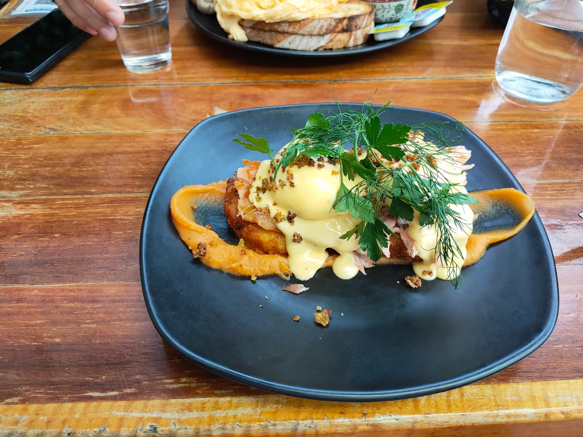 Eggs Benedict with Hot Smoked Salmon