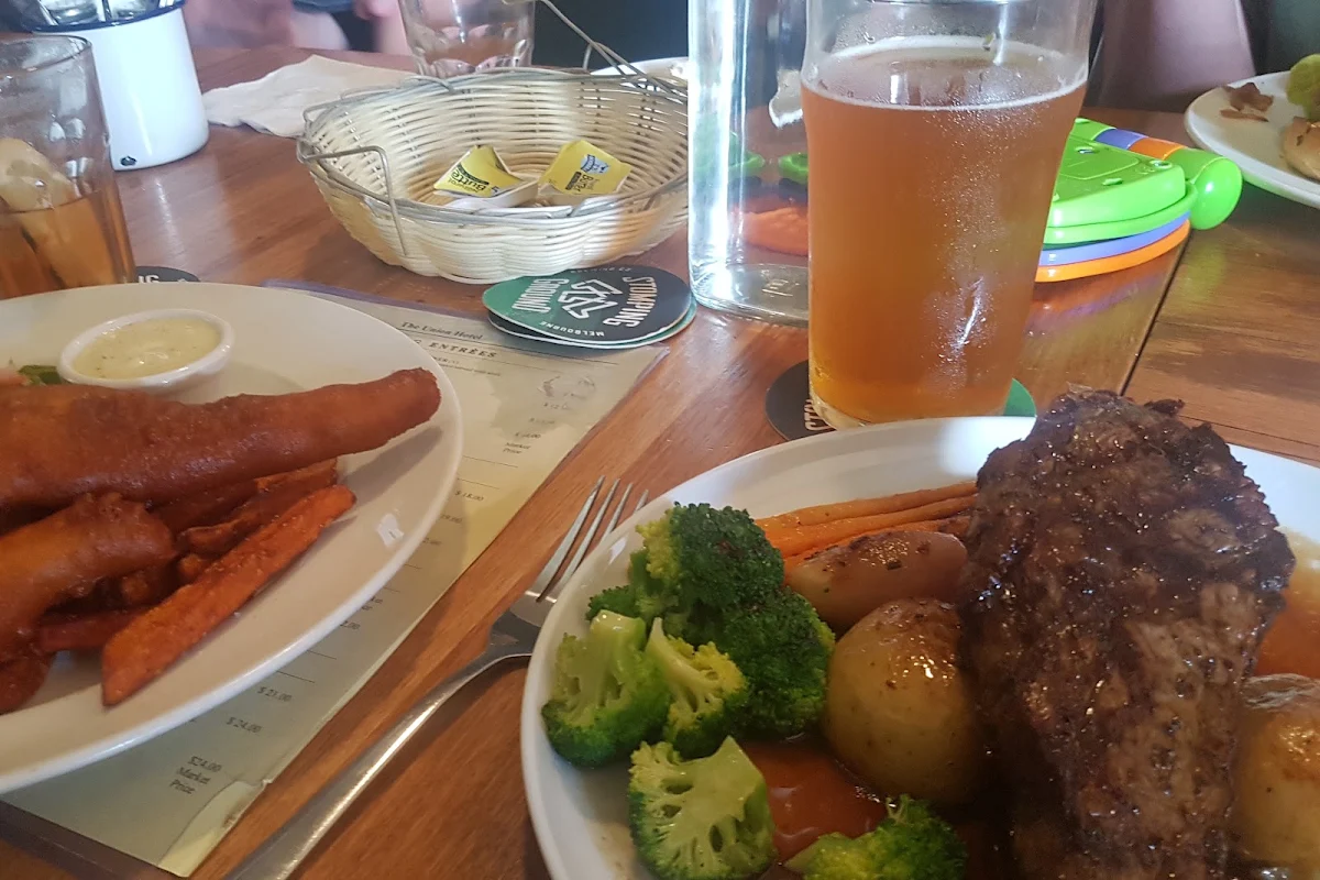 Steak and Fish and Chips