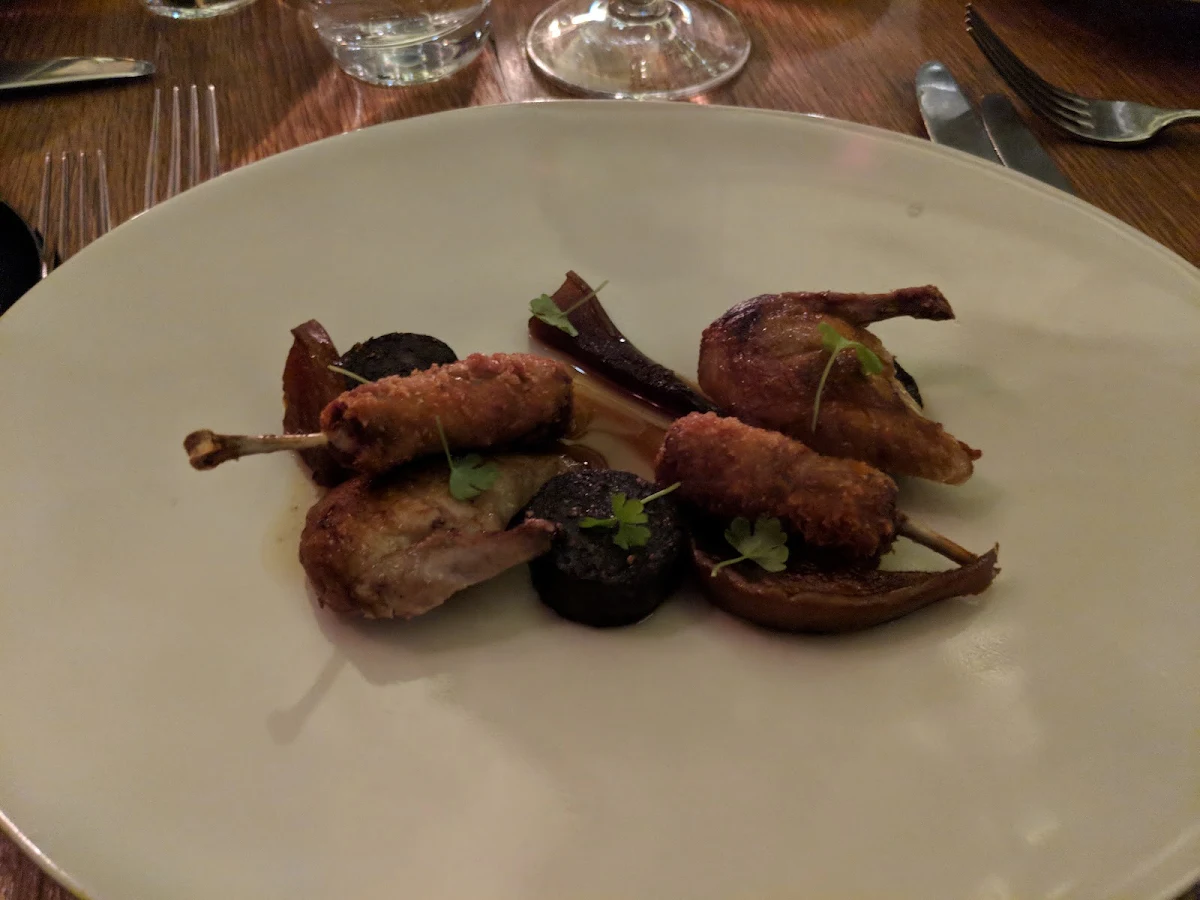 Quail, Punch Lane Wine Bar & Restaurant