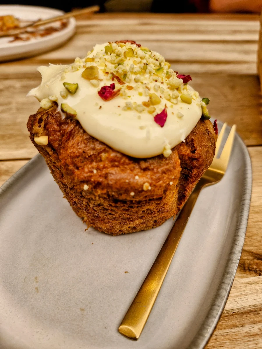 Carrot Muffin with Cream Cheese
