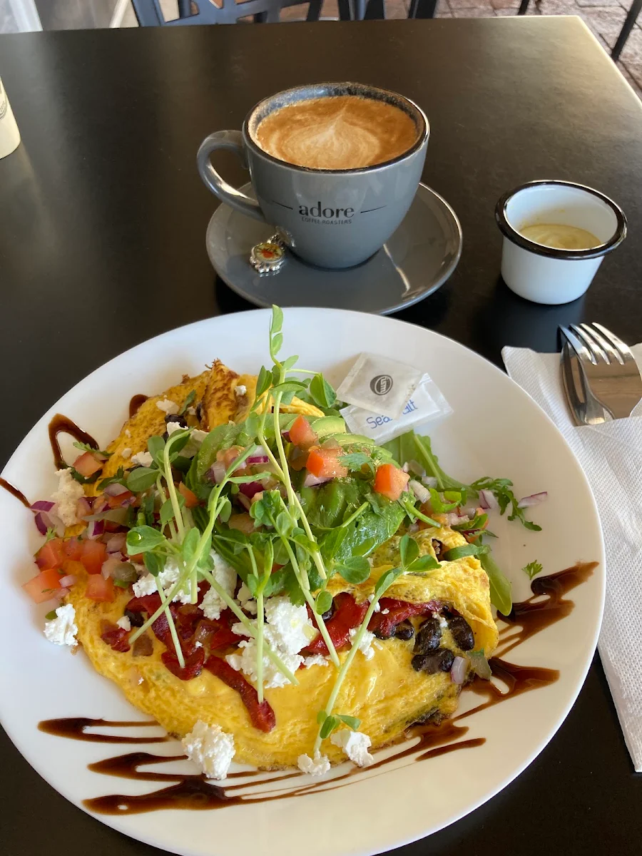 Black Bean Omelette, Lunch Bar Woy Woy