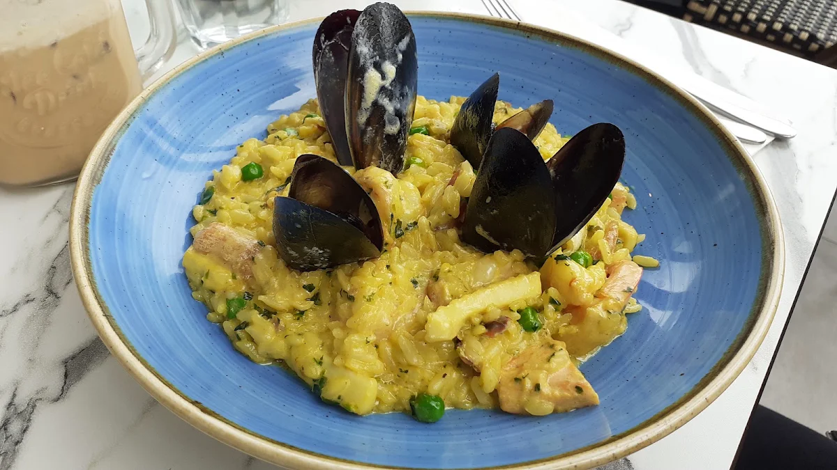 Seafood Risotto, La Petite Birkenhead