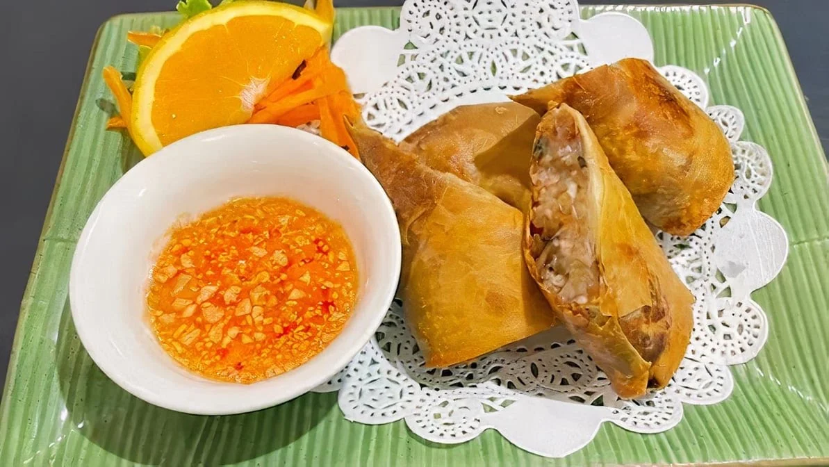 Taro Rolls, Aharn Thai Restaurant- Malvern