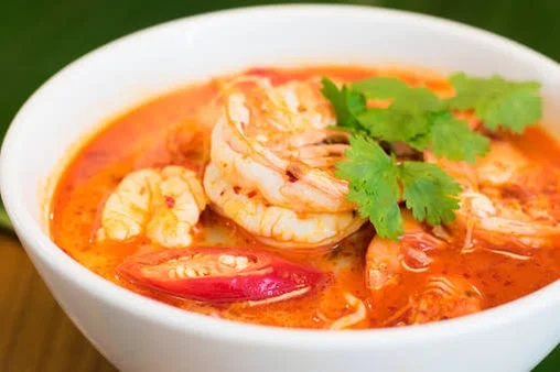 Tom Yum Prawn, Aharn Thai Restaurant- Malvern