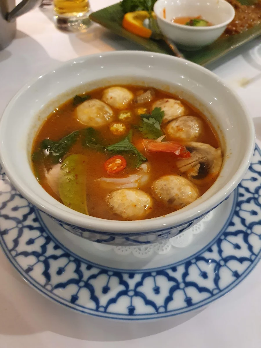 Tom Yum Soup, Aharn Thai Restaurant- Malvern
