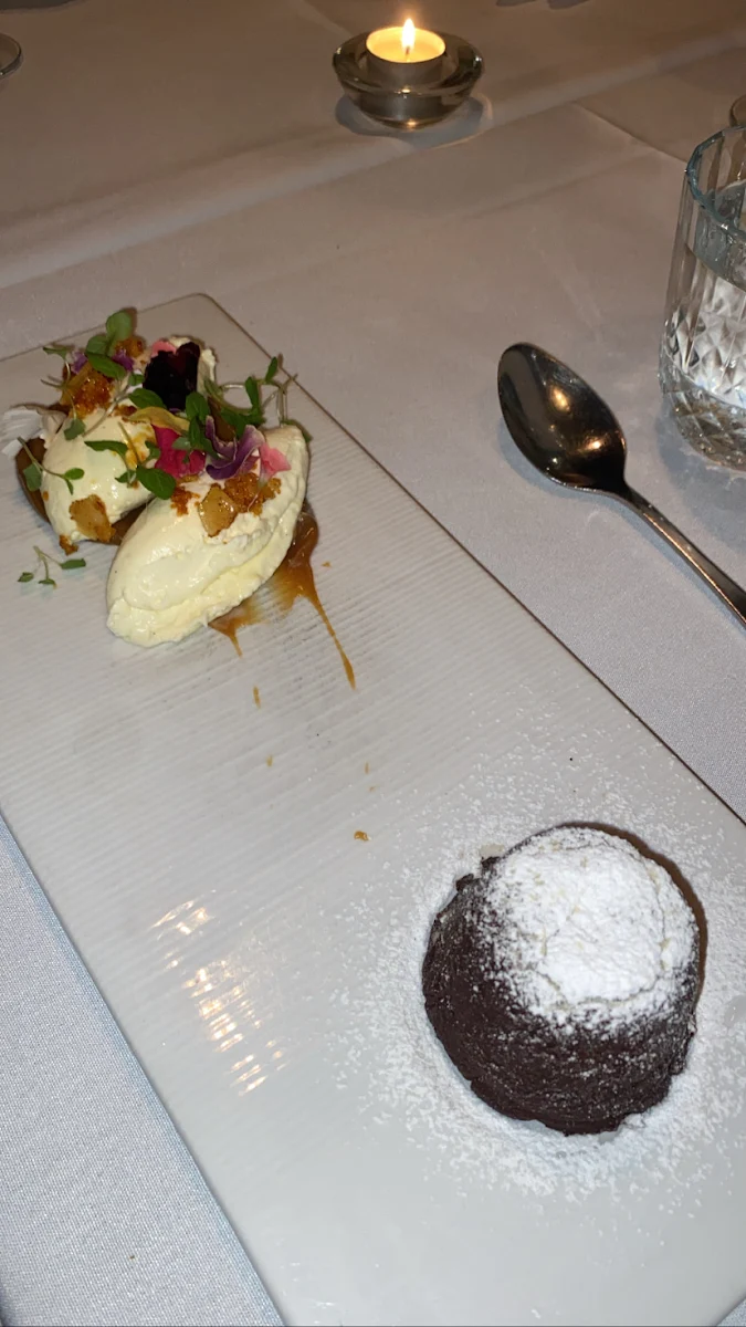 Chocolate Fondant Caramel Honeycomb Chantilly Cream
