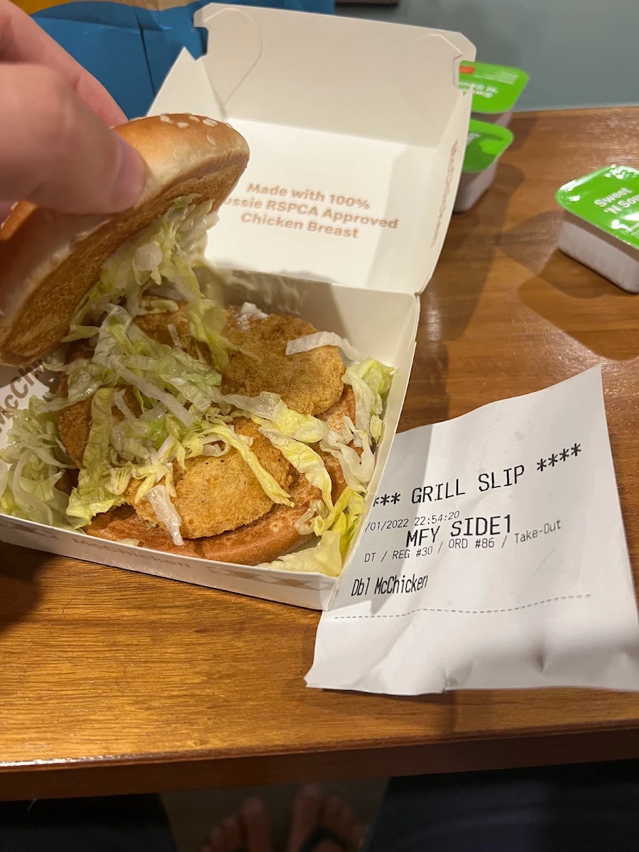 Double Mcchicken, McDonald's Camden Park