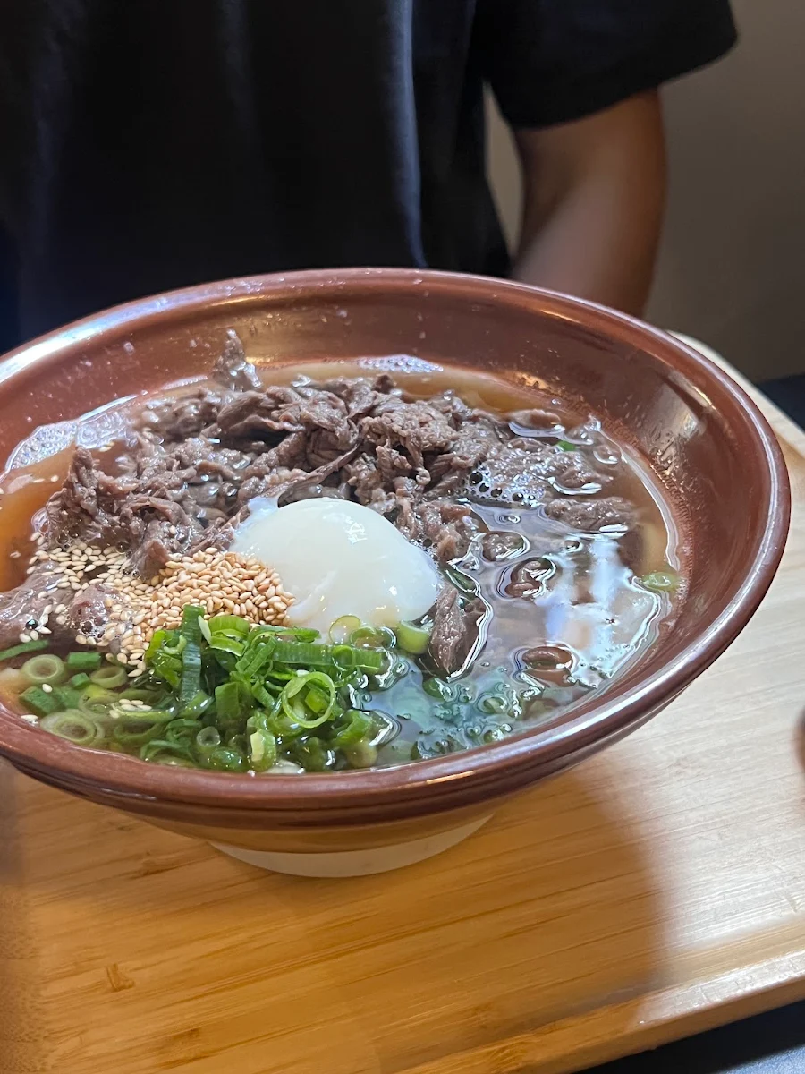 Beef Udon Noodles Soup
