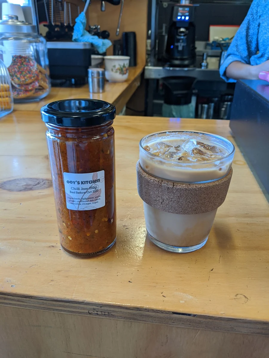 Soy Latte and Chilli Jam