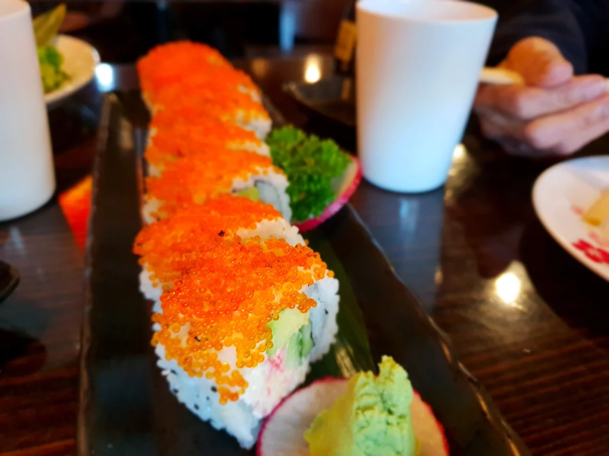 Rainbow Roll, KinJo Japanese Restaurant & Sushi Bar
