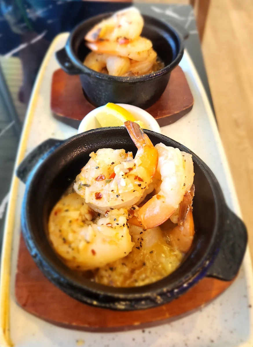 Sizzling Garlic Prawns