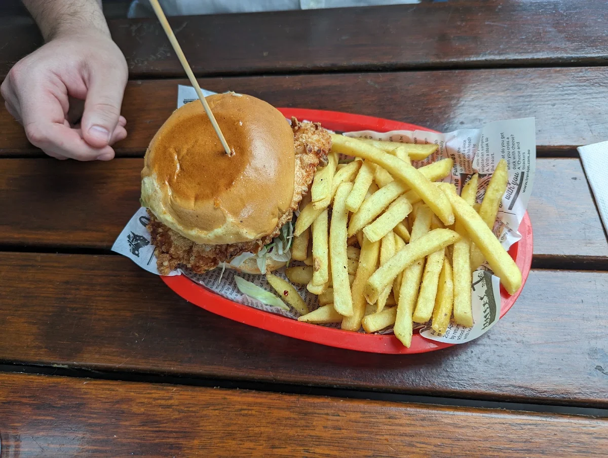 Chicken Burger, The Park Restaurant
