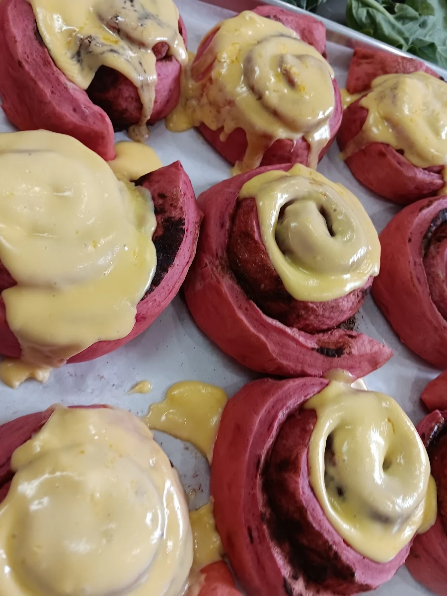 Beetroot Cinnamon Roll