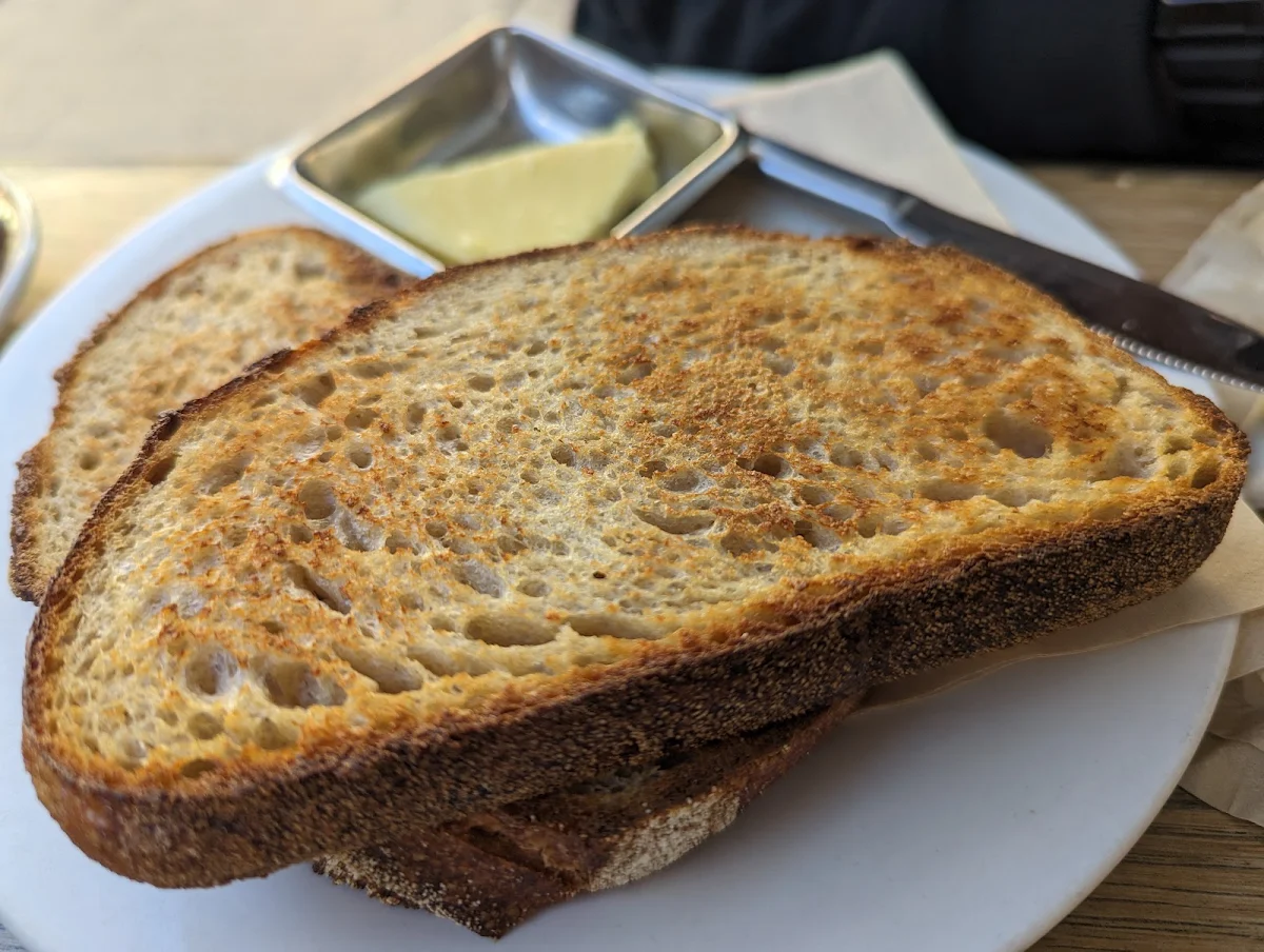 Sour Dough Toast w 2 Slices