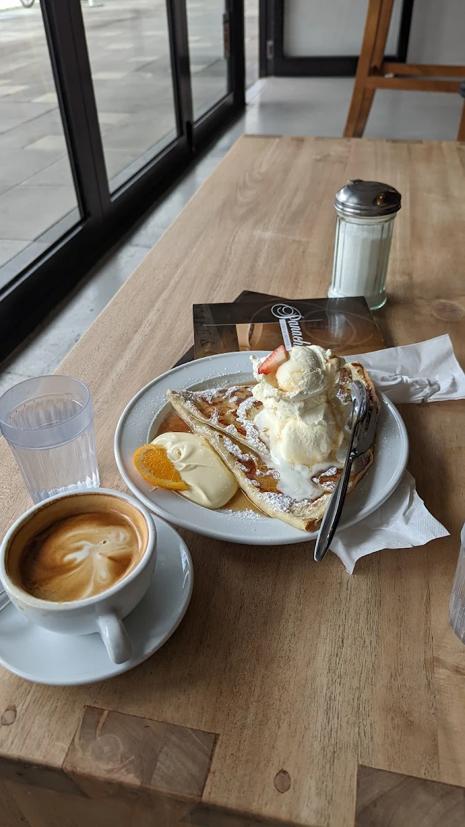 Salted Caramel Crepes, Panache Cafe and Creperie