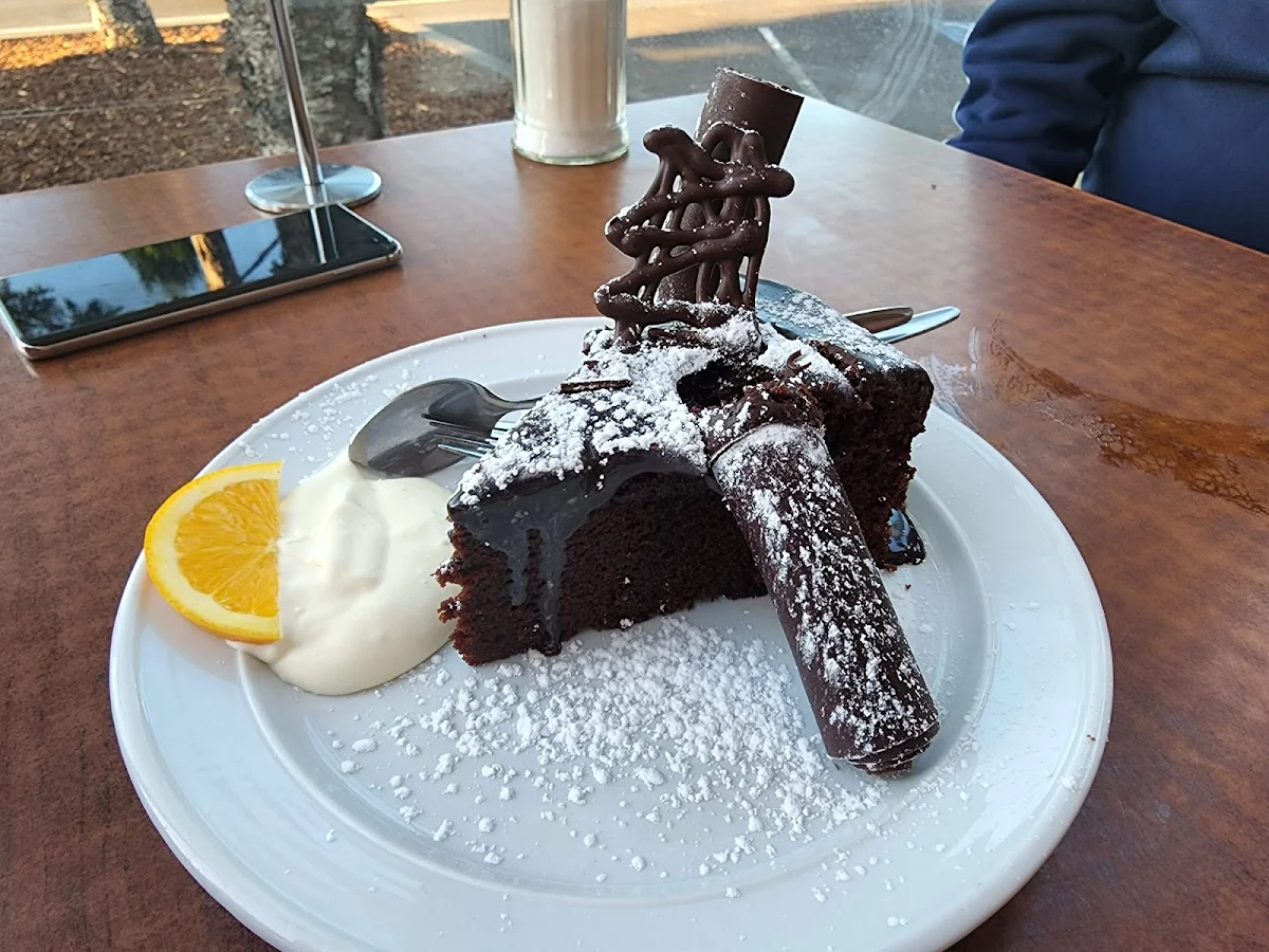 Triple Chocolate Mud Cake, Panache Cafe and Creperie