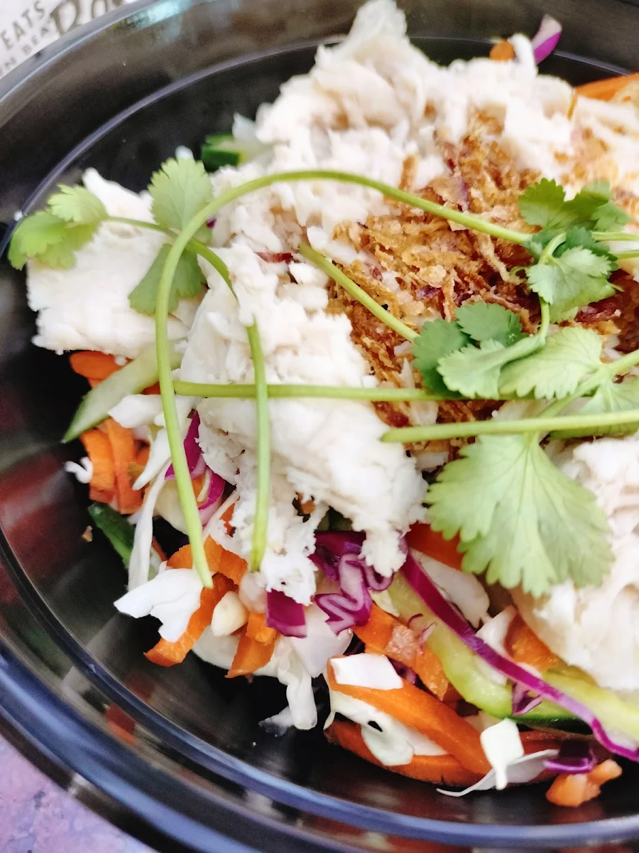 Poached Chicken Salad