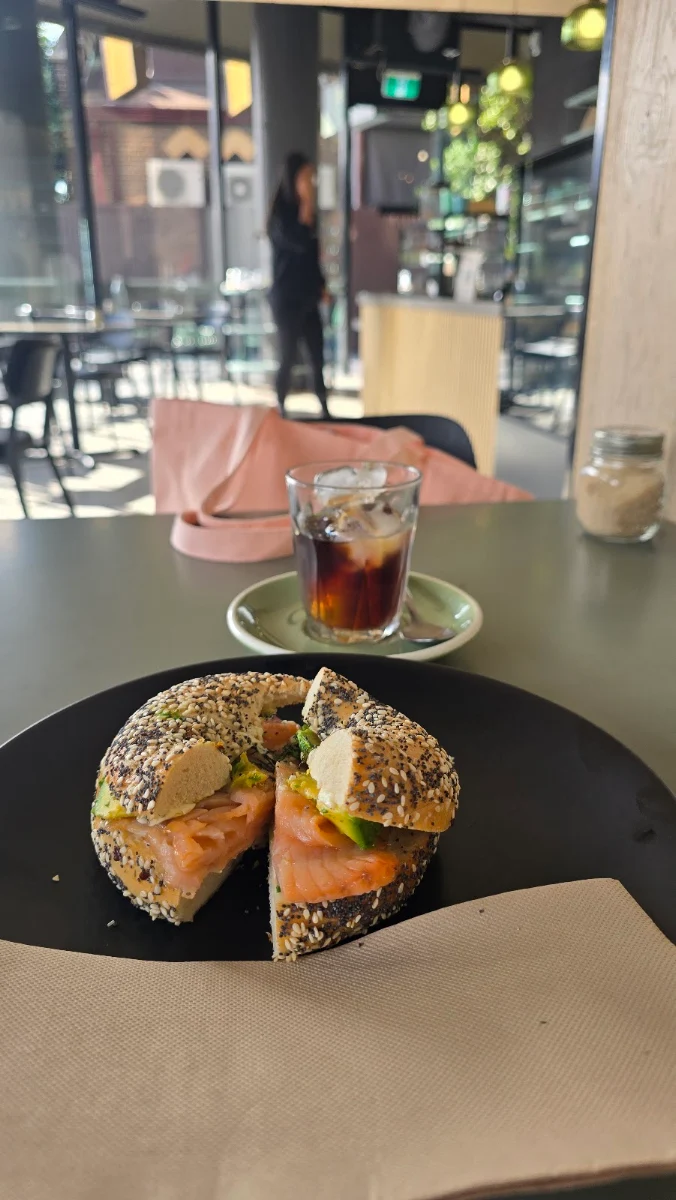 The Chick-Avo Crunch Bagel