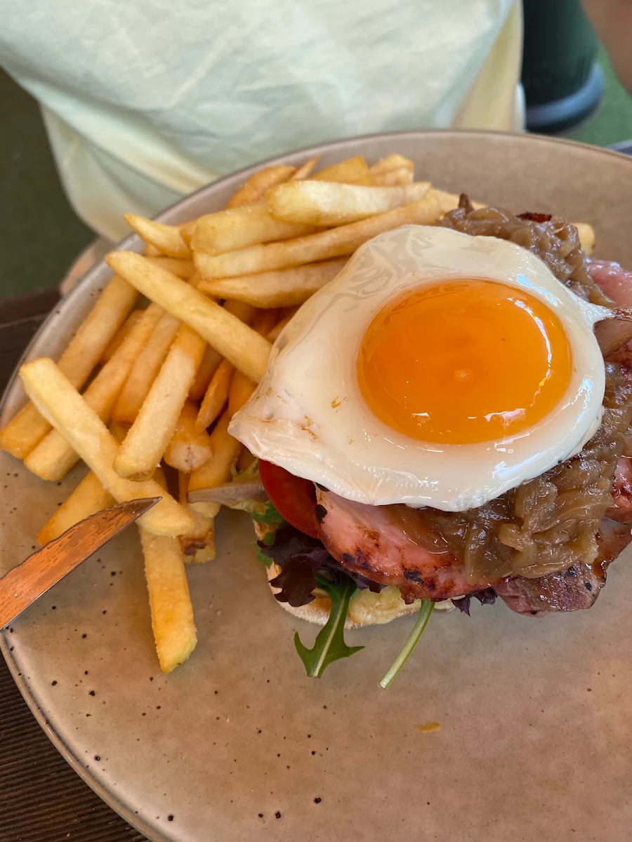 Open Steak Sandwich