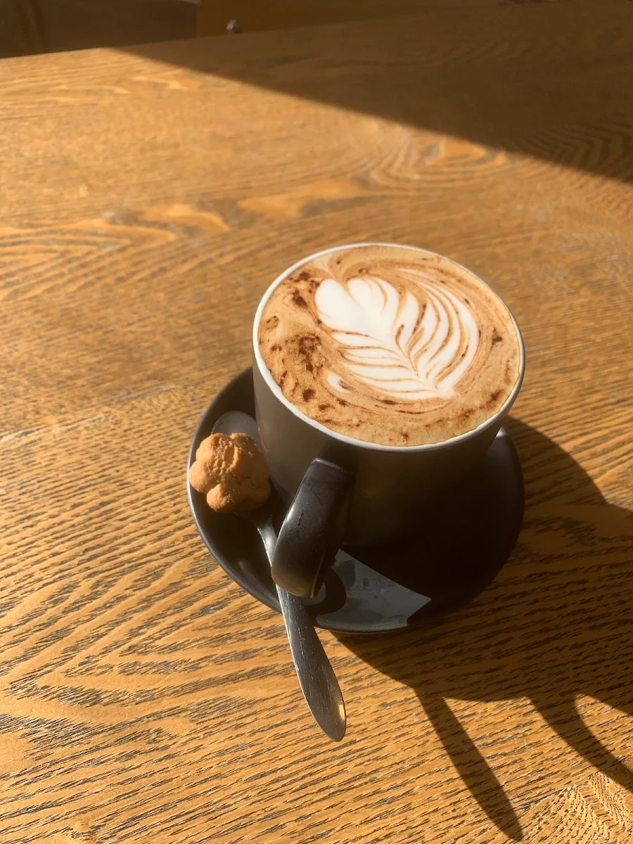 Large Flat White Coffee, Miss Bunny Café