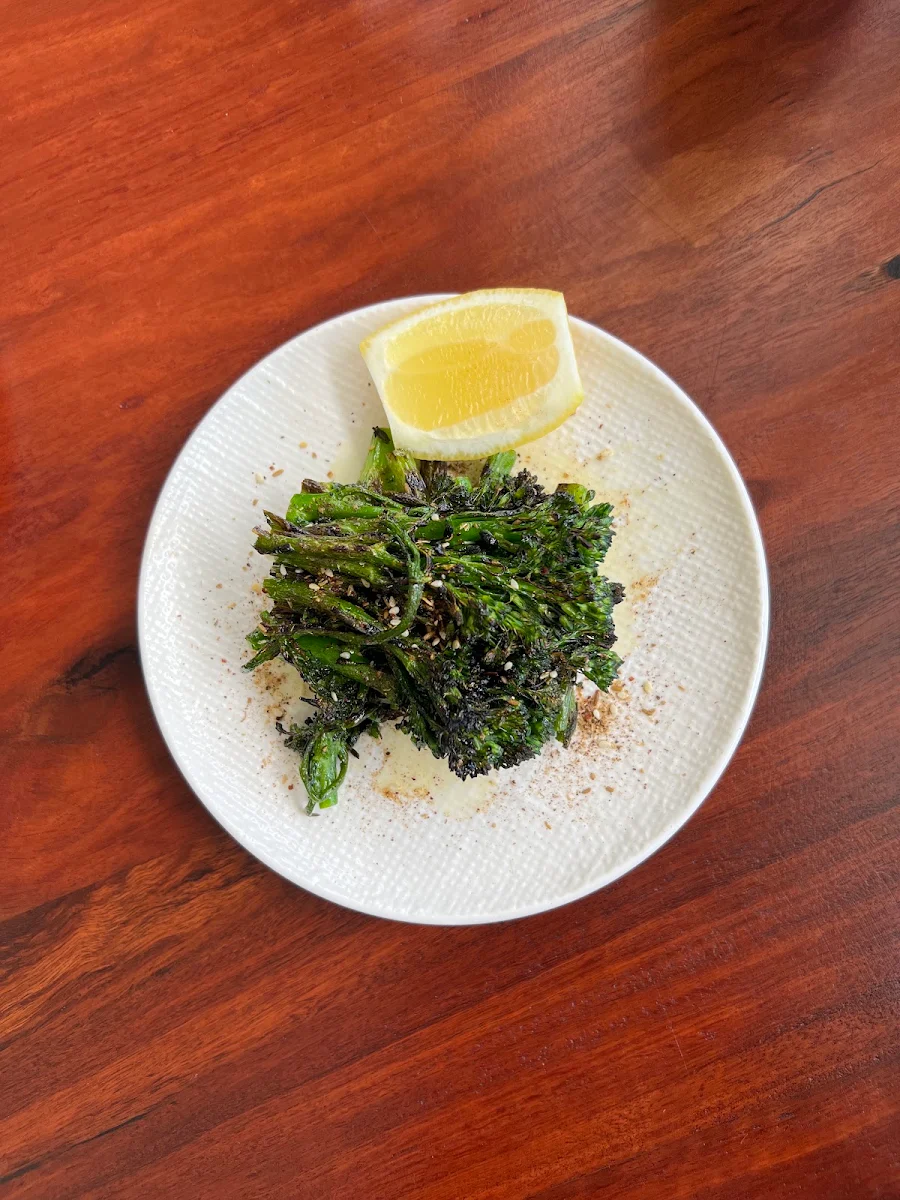 Grilled Broccolini, Brewvino Bar