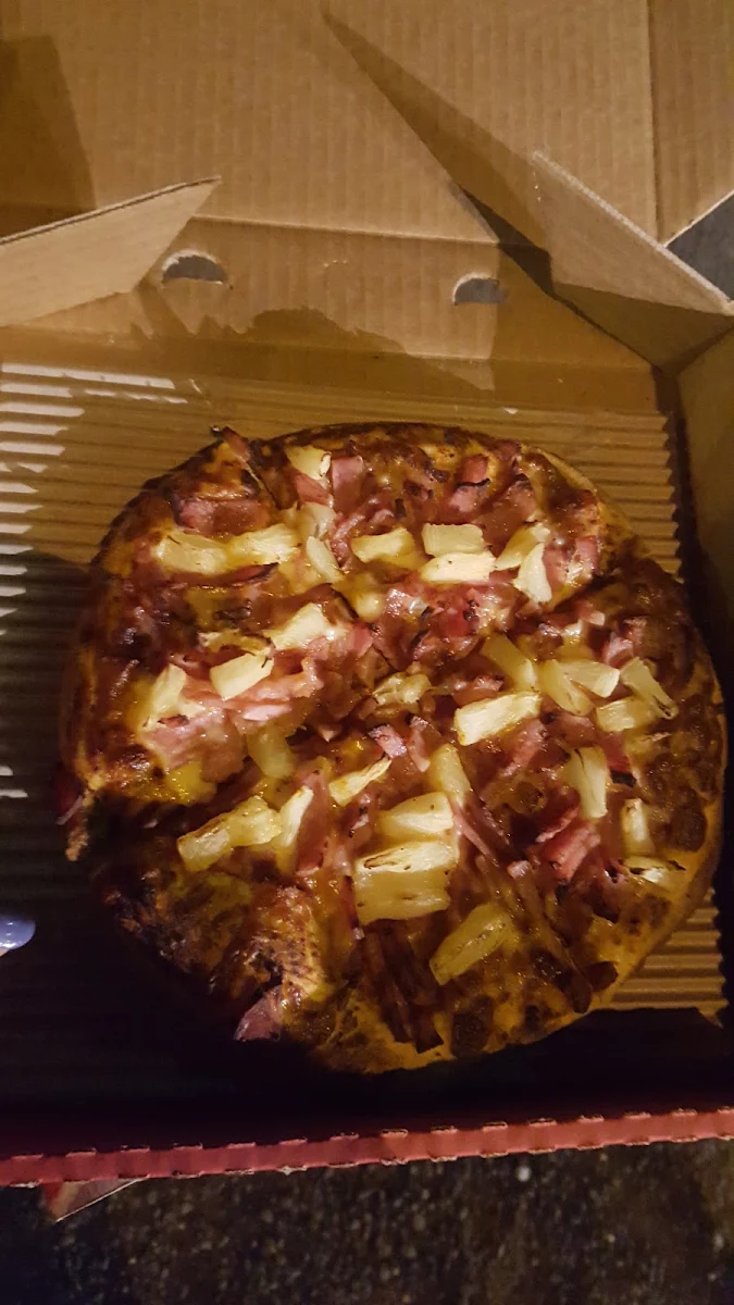 Kids Ham & Pineapple Pizza Pop Top Juice