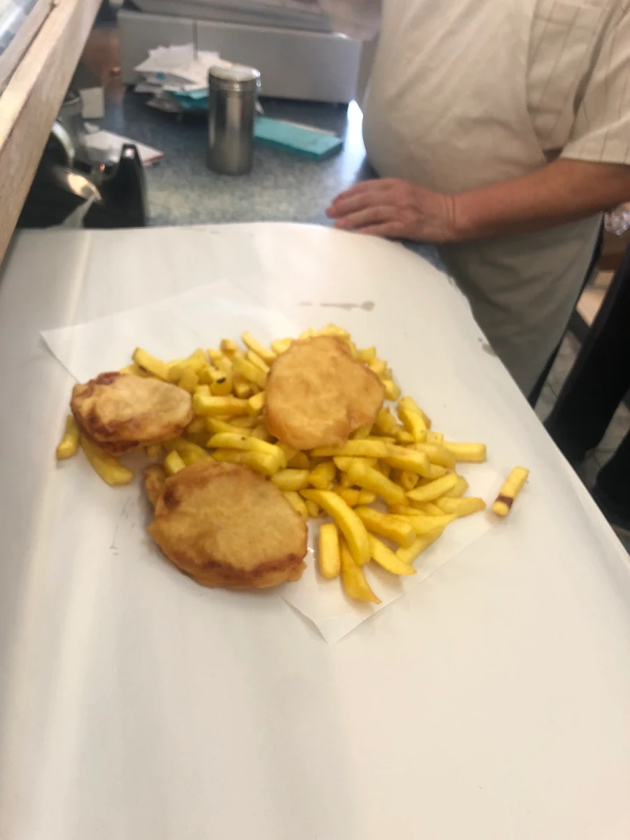 Home Made Potato Cakes & Chips