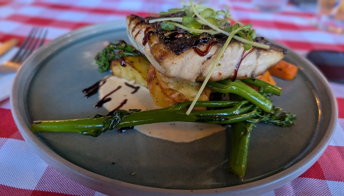 Pan Fried Fish and Vegetables