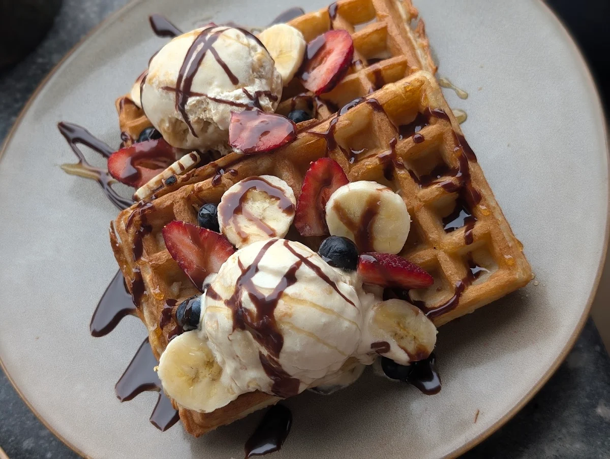 Nutella Waffles, The Summit Cafe