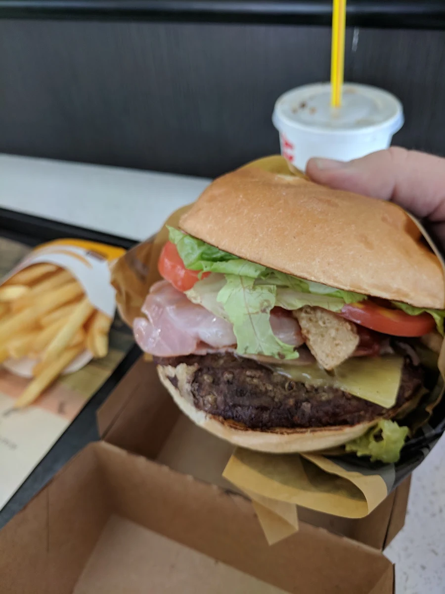 Aussie Burger and Fries