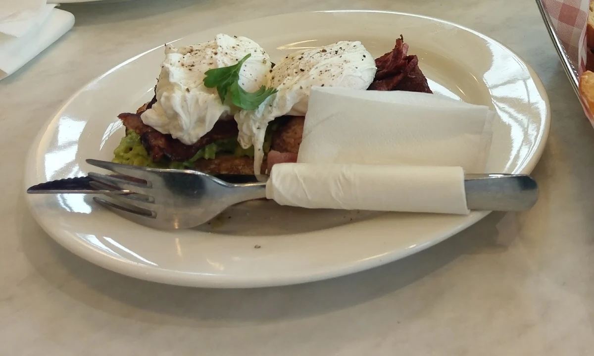 Avocado Stack with Bacon, Dôme Café - Kwinana