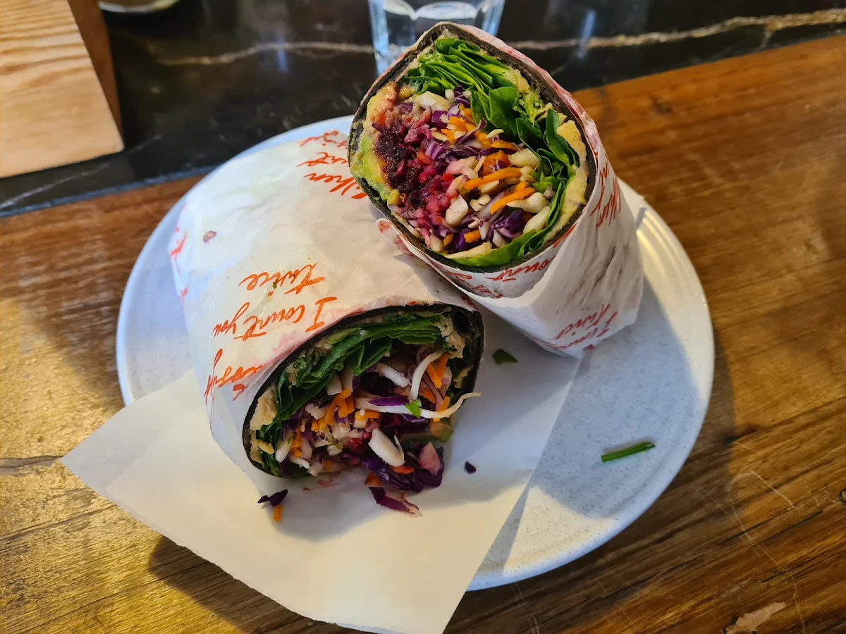 Dark Rye Salad Wrap