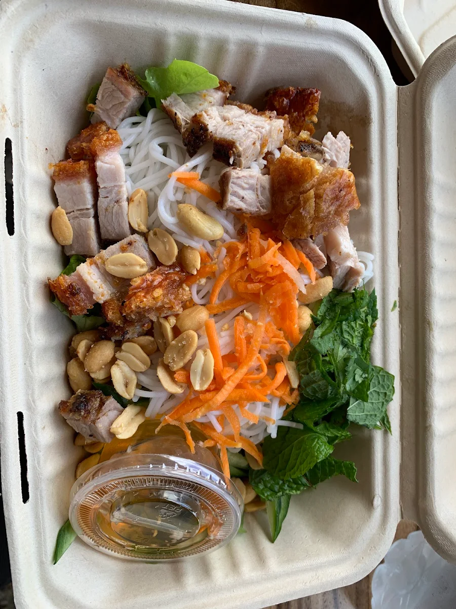 Crispy Pork Belly on Rice