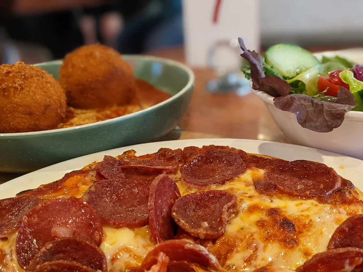 Pepperoni Pizza, Caffe Buongiorno - Norwood